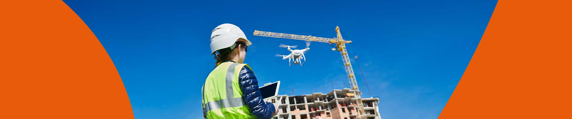 Profesional en una obra de construcción